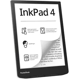 Електронна книга з підсвічуванням PocketBook 743G InkPad 4 Stundust Silver (PB743G-U-CIS) - мініатюра 2