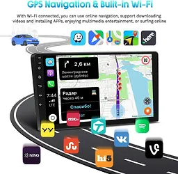 Автомобільна стереосистема 4G+64G CarPlay Android 14 для Peugeot Expert для Citroen Jumpy 3 2016-2023 9 дюймів з Wireless Carplay - мініатюра 3