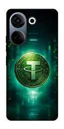 TPU чохол Demsky Usdt для TECNO Camon 20 Pro (CK7n)