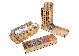 Органайзер Tower Rex + вежа для кубиків Мачі Коро. Спадок Organizer Machi Koro Legacy (1804e) - мініатюра 2