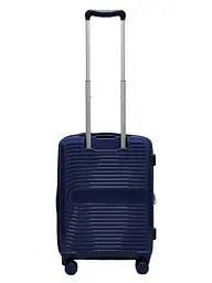 Валіза маленька S поліпропілен Airtex 223 58×40×22см 38л Темно-синій - мініатюра 3