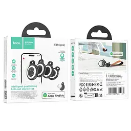 Пошуковий трекер HOCO E91 Tiger intelligent positioning anti-lost device set (набір 4 штуки) - мініатюра 2