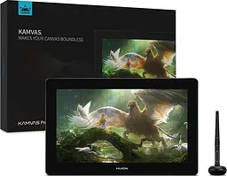 Huion Графічний монітор Kamvas Pro 16 (4K) GT1561 Black - мініатюра 2