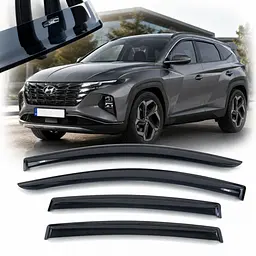Дефлектори вікон вітровики для Hyundai Tucson (NX4) 2021- SWB (HY71)