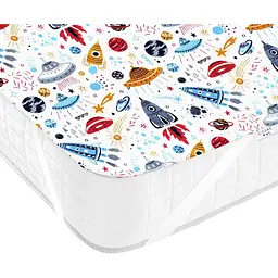 Наматрацник непромокаючий Cosas SpaceColor 70х120 см теракотовий (WaterSheet_SpaceColor_120) - мініатюра 4
