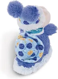 М'яка плюшева іграшка Зимовий Равлик Сілле NICI Cosy Winter Sille Snail 22 см блакитна (SKU-268) - мініатюра 4