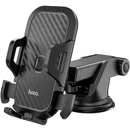 Автомобільний тримач для телефону Hoco CA76 Touareg one-touch center console car holder чорний