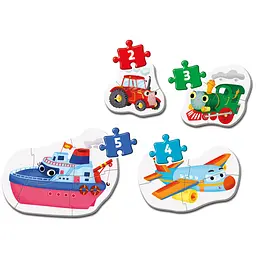 Пазл 4 в 1 Clementoni My First Puzzles Means of Transport (20811) - мініатюра 2