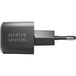 Мережевий зарядний пристрій Native Union Fast GaN Charger PD 30 Вт USB-C Port Black (FAST-PD30-2-BLK-EU) - мініатюра 2