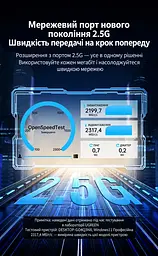 Мережевий адаптер Ethernet UGREEN CM648 зовнішня мережева карта штекер USB-A 3.0 на порт RJ45 до 2,5 Гбіт/с автоузгодження швидкості з підтримкою мереж 10/100/1000 Мбіт/с для Windows і macOS та Linux Wake-on-LAN за ввімкнення функції в BIOS LED-індикація підключення й активності живлення від USB без окремого блока живлення Auto MDI-X захист від короткого замикання та імпульсних перенапруг алюмінієвий корпус для відведення тепла контролер RTL8156BG космічний сірий (25051) - мініатюра 13