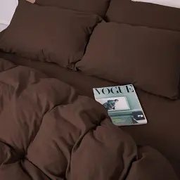 Простирадло на резинці MirSon Фланель 003 Brown 80x160 см (2200009649127) - мініатюра 11