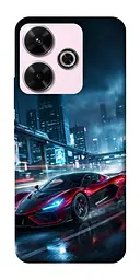 TPU чохол Demsky Red sport car для Xiaomi Redmi 13 4G / Poco M6 4G