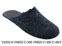 Капцi BELSTA р.42 кімнатні чол. арт.V2202-8 VN620 C-306 VN620 C-306 C-46