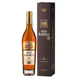 Бренді Old Kakheti 5 років подарункова упаковка 40% 0.5 л