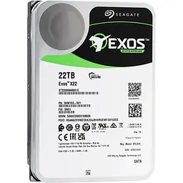 Жорсткий диск 3.5` Seagate Exos X22 SATA 22TB (ST22000NM001E) [141029] - мініатюра 2