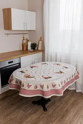 Скатертина овальна 136х180 см Добробут Прованс (044418) - мініатюра 2