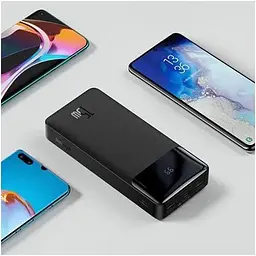 Універсальна батарея Baseus Bipow Digital Display 20000 mAh 15W (PPDML-J01) чорна - мініатюра 2