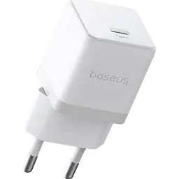 Мережевий зарядний пристрій Baseus Palm 1-USB-C 20W Moon White (P10111602213-00) [127635]