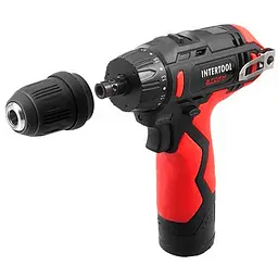 Шуруповерт акумуляторний Intertool Storm WT-0318 12В x 0.8-10мм DFR
