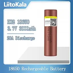Акумулятор батарейка високострумовий 18650 LiitoKala Lii-HG2 3000mah 1 штука - мініатюра 2