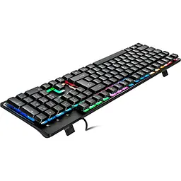 Клавіатура REAL-EL Comfort 7011 Backlit Black (EL123100043) [128771] - мініатюра 6