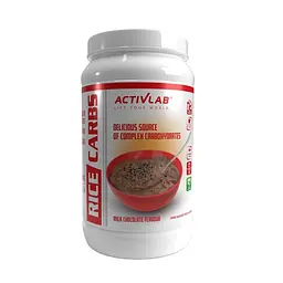 Легкозасвоювані вуглеводи ActivLab Rice Carbs, 1 кг з рисового борошна - Молочний шоколад