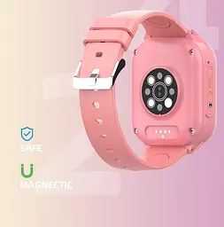 Розумний дитячий годинник-телефон Lemfo M91 з TikTok, YouTube, Instagram, WhatsApp, сім картою 4G, прослушкою, GPS геолокацію та 16 ГБ памʼяті  До 5 днів роботи Рожевий - мініатюра 12