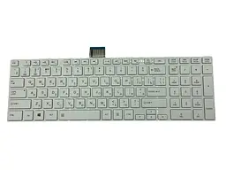 Клавіатура для ноутбука Toshiba Satellite (L850, L870) White, (White Frame) - мініатюра 2