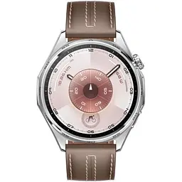 Смарт-годинник Huawei WATCH GT 6 46mm Brown Leather (55020FTW) - мініатюра 2