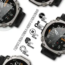 Плівка захисна Armorstandart hydrogel Amazfit T-Rex Ultra 2 6 pcs (ARM91531) - миниатюра 2