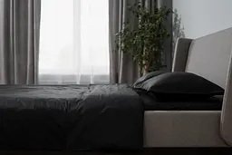 Набір постільної білизни 2,0сп Ardesto Mix&Match, підковдра 200х220см, 100% бавовна, сатин, чорний (ART2022SL) - мініатюра 17