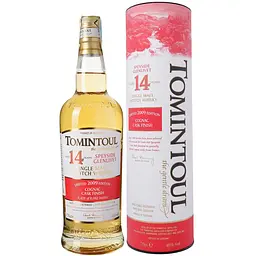 Віскі Tomintoul Cognac Cask Finish 14 yo Single Malt Scotch Whisky 2009 46% 0.7 л в коробці - мініатюра 2