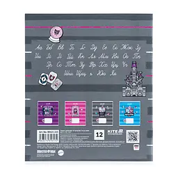 Зошит Kite Monster High, 12 аркушів, коса лінія (MH25-235), в асортименті - мініатюра 10