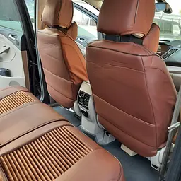 Авточохли універсальні кава FULL 5D екошкіра замша - мініатюра 7