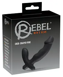 Масажер простати Orion Rebel Cock-Shaped Vibe, 15 см чорний - мініатюра 6