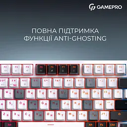 Клавіатура GamePro Asgard Valhalla 75% Exploded QLAB Orange Switches (MK160W Pro) - мініатюра 5