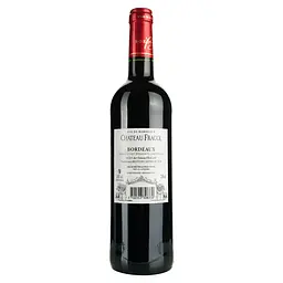 Вино Chateau Fragol Aop Bordeaux, червоне, сухе, 0,75 л - мініатюра 4