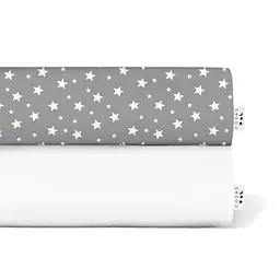 Набір простирадло полуторне 155х240 WHITE / GREY STARSFALL COSAS (4822052057254)