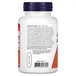 Вітаміни та мінерали NOW Vitamin C-1000 Complex Buffered, 90 таблеток - мініатюра 3