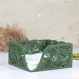 Дерев'яна серветниця VANZA MONSTERA BOX - мініатюра 9