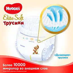 Підгузки-трусики Huggies Elite Soft Pants 4 (9-14 кг), 21 шт. - мініатюра 3
