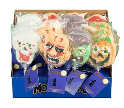 Маршмеллоу на паличці Monsterland Halloween Lollipops Fruity Marshmallows 1 шт, 35г - мініатюра 5