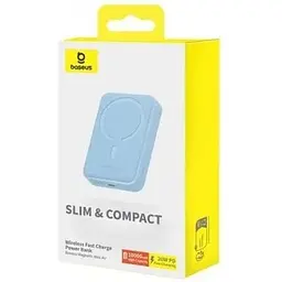 Зовнішній акумулятор Baseus Magnetic Bracket Mini 10000mAh 20W (P10059001313-00) - мініатюра 2