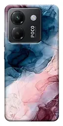 Чохол Demsky Рожево-блакитні розводи для Xiaomi Poco M7 Pro 5G