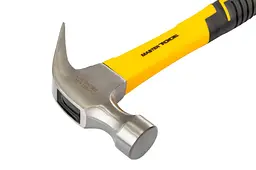 Столярний молоток MasterTool 450г рукоятка фібергласс - мініатюра 3
