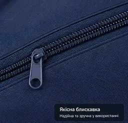Сумка дорожня великої місткості для подорожей відряджень спорту та відпочинку темно-синя - мініатюра 5