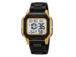Чоловічий наручний годинник 2264BKGDWT Black-Gold-White Skmei acs0030089 - мініатюра 2