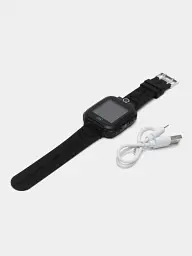 Дитячий смарт годинник-телефон Baby Smart Watch Q15 з GPS-трекером, SIM-картою, Black - мініатюра 2
