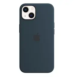 Чохол Silicone Case з MagSafe для Apple iPhone 13 (6.1) (Abyss Blue) ААА [63881]