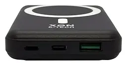 Портативна магнітна бездротова батарея 5000 mAh з підставкою XON PowerBank Magsafe Stand (YC5G2) 15W Black (5060948063142) - мініатюра 3
